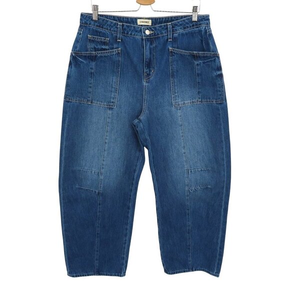 L'AGENCE Denim - L'Agence Women 30 Cody High Rise Rodeo Jeans Brentwood Medium Wash Blue Denim